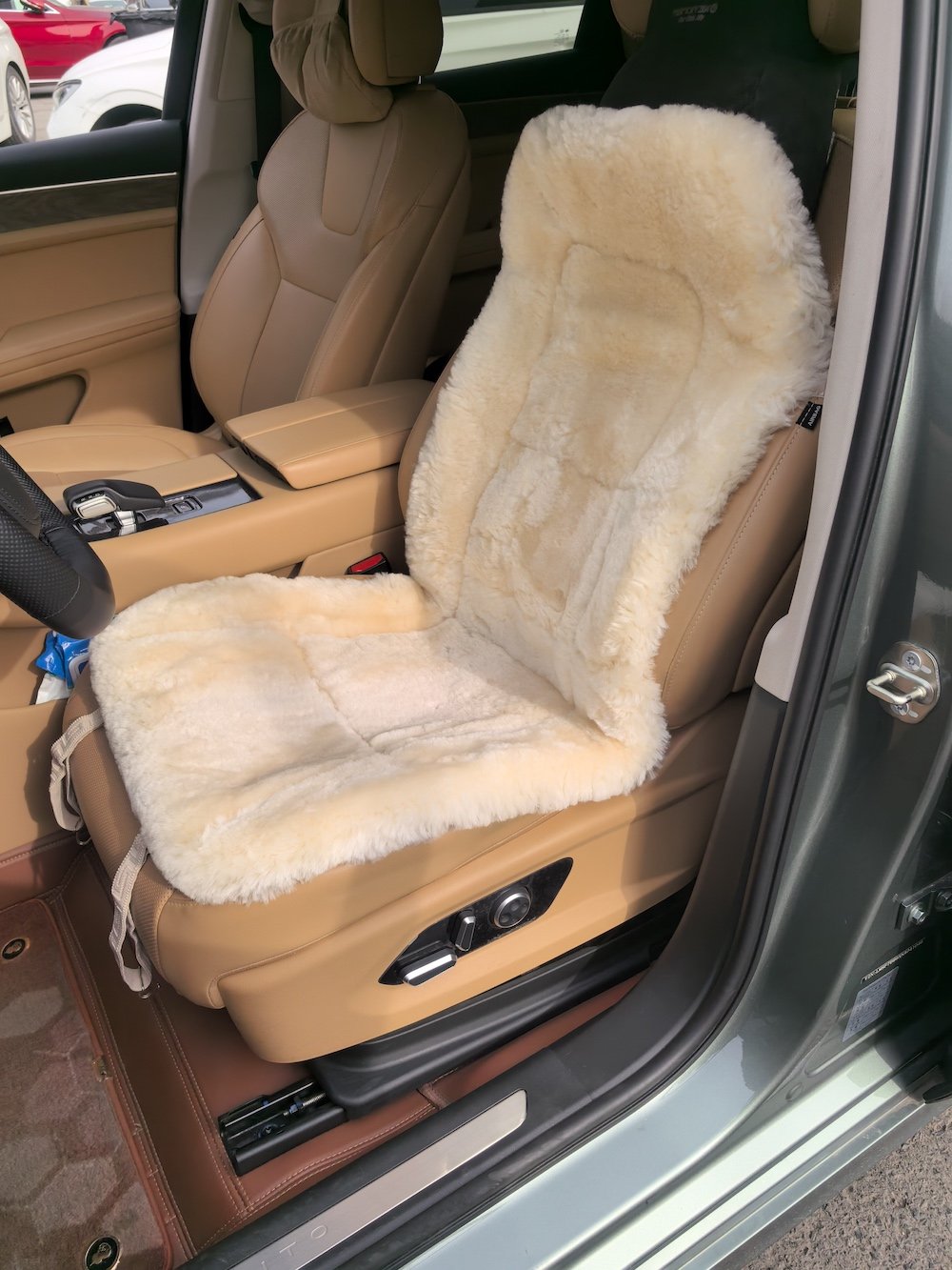 Hand-Tufted Sheepskin Rug 5x8